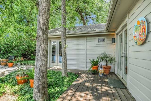 4010 Lewis Ln, Austin, TX 78756 - wooden terrace featuring french doors