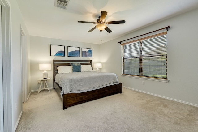 837 Watson Way, Pflugerville, TX 78660 - carpeted bedroom featuring baseboards and a ceiling fan