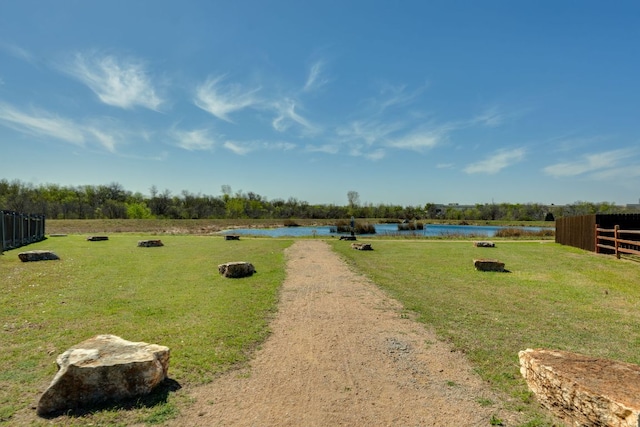 837 Watson Way, Pflugerville, TX 78660 - view of yard featuring a water view