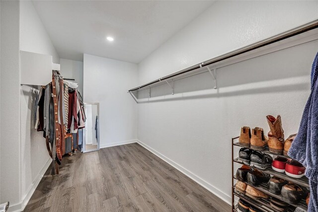 329 Peace Pipe Way, Georgetown, TX 78628 - spacious closet featuring wood finished floors