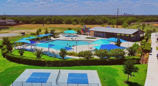 896 Spinnaker Loop, Kyle, TX 78640 - community pool with a tennis court