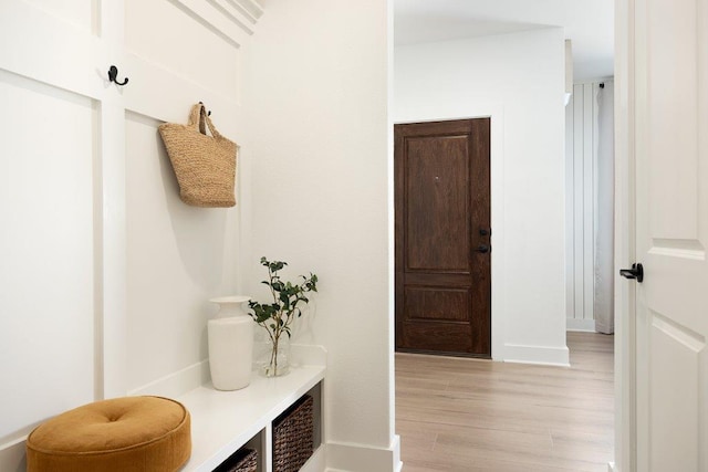 1955 Settlers Glen Dr Unit 4201, Round Rock, TX 78665 - mudroom with light wood-type flooring and baseboards
