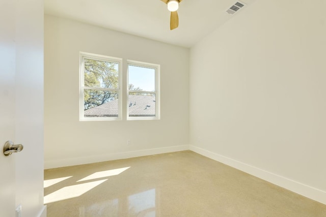 3014 Brass Buttons Trl, Austin, TX 78734 - unfurnished room featuring a ceiling fan and baseboards