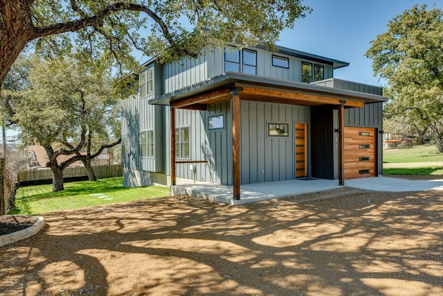 3014 Brass Buttons Trl, Austin, TX 78734 - view of front facade with board and batten siding