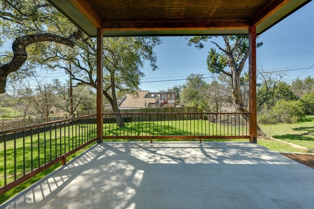 3014 Brass Buttons Trl, Austin, TX 78734 - fenced backyard with a patio area