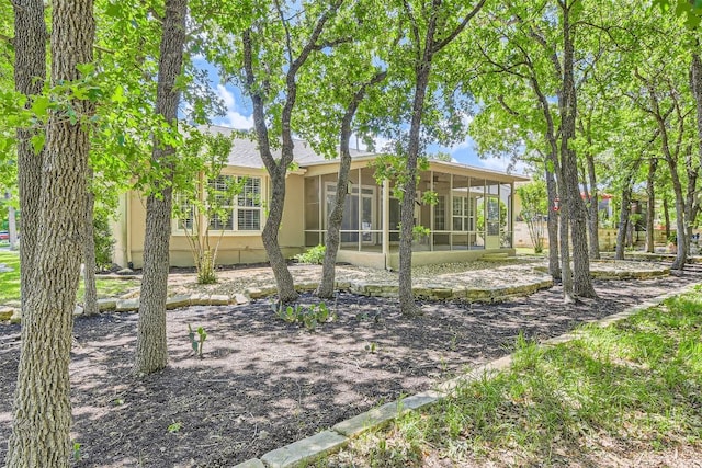 407 Breezeway Ln, Georgetown, TX 78633 - view of yard featuring a sunroom