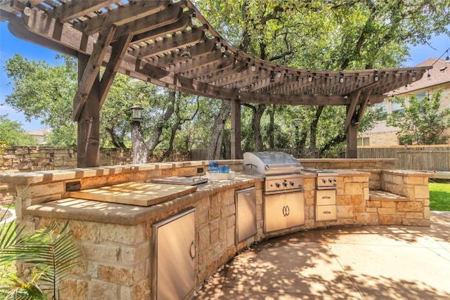 4004 Buckhaven Cv, Cedar Park, TX 78613 - view of patio / terrace with a pergola