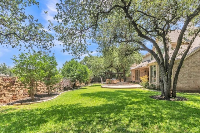 4004 Buckhaven Cv, Cedar Park, TX 78613 - view of yard featuring a patio area