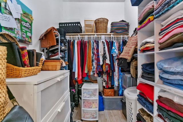130 Holbox Dr, Del Valle, TX 78617 - spacious closet with wood finished floors