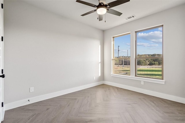 122 Liberty Bell Ln, Fischer, TX 78623 - empty room featuring baseboards and a ceiling fan