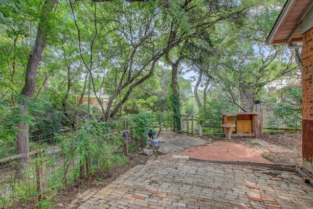 12333 Blue Water Dr, Austin, TX 78758 - view of patio / terrace with a deck