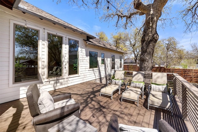 1017 S Quinlan Park Rd, Austin, TX 78732 - view of wooden deck