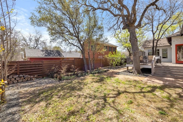 1017 S Quinlan Park Rd, Austin, TX 78732 - view of yard featuring a deck
