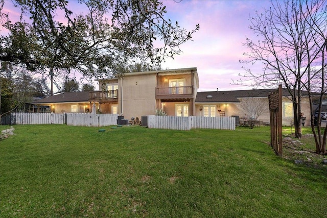 806 Castle Ridge Rd Unit B, Austin, TX 78746 - rear view of property with a balcony