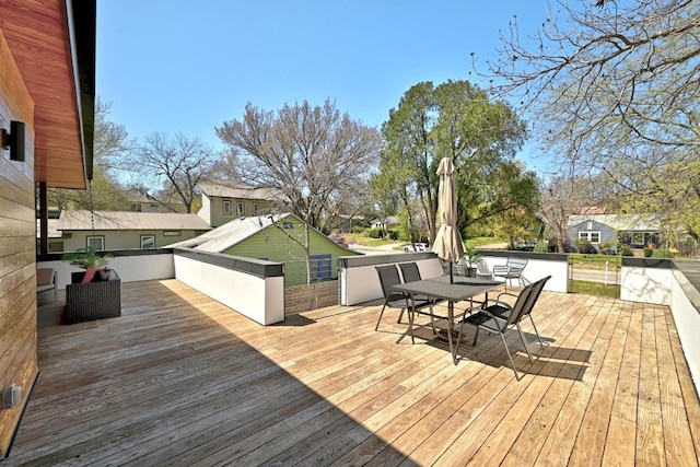 2109 Glendale Pl, Austin, TX 78704 - deck with outdoor dining area