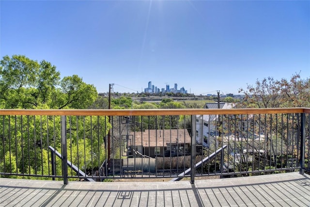 717 Meriden Ln, Austin, TX 78703 - balcony featuring a skyline view
