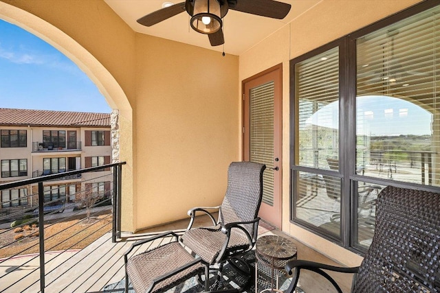 104 Bella Toscana Ave Unit 2301, Lakeway, TX 78734 - balcony with ceiling fan