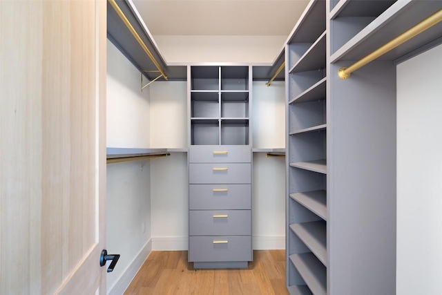2209 Bowman Ave, Austin, TX 78703 - walk in closet featuring light wood-style flooring