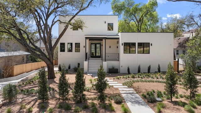 2209 Bowman Ave, Austin, TX 78703 - view of front of house with stucco siding
