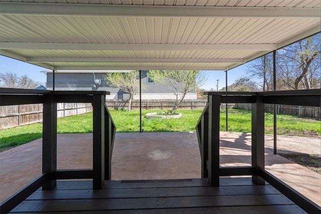 exterior space featuring a wealth of natural light