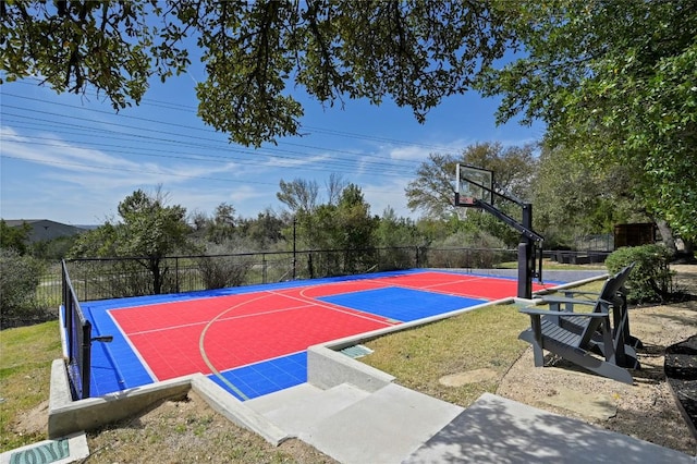 2624 University Club Dr, Austin, TX 78732 - view of sport court featuring community basketball court and fence