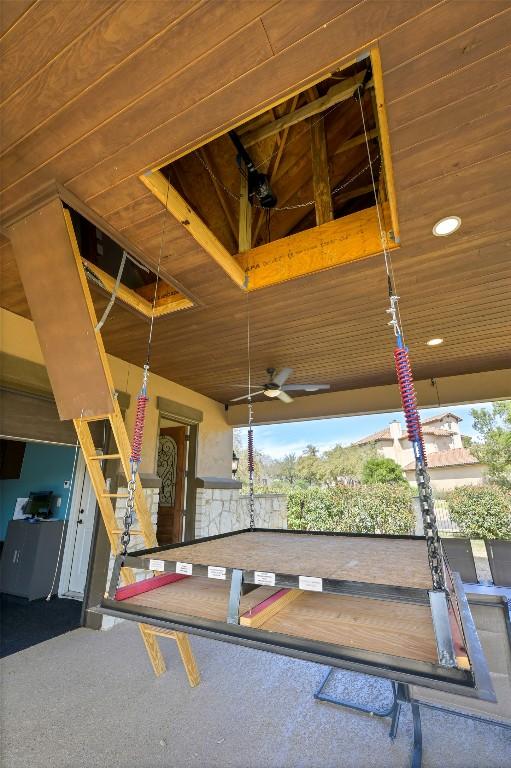 2624 University Club Dr, Austin, TX 78732 - view of patio
