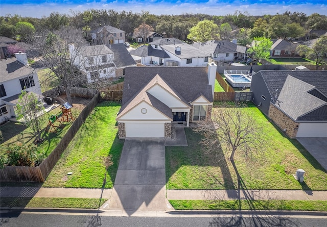 16501 Spotted Eagle Dr, Leander, TX 78641 - aerial view of residential area