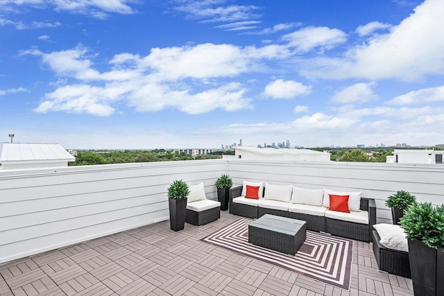 view of patio / terrace with outdoor lounge area