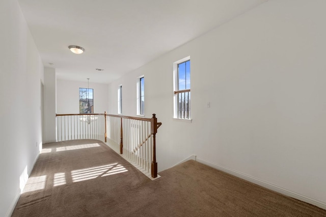 7313 Rimcrest Cv Unit A2, Austin, TX 78735 - hallway featuring an upstairs landing and carpet floors