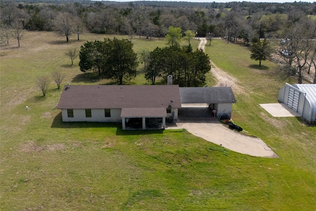 491 Herron Trl, Mcdade, TX 78650 - aerial view of sparsely populated area