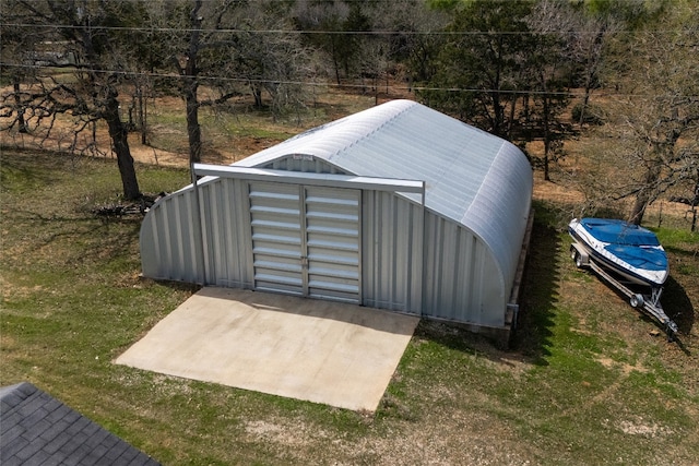 491 Herron Trl, Mcdade, TX 78650 - view of outdoor structure featuring an outbuilding