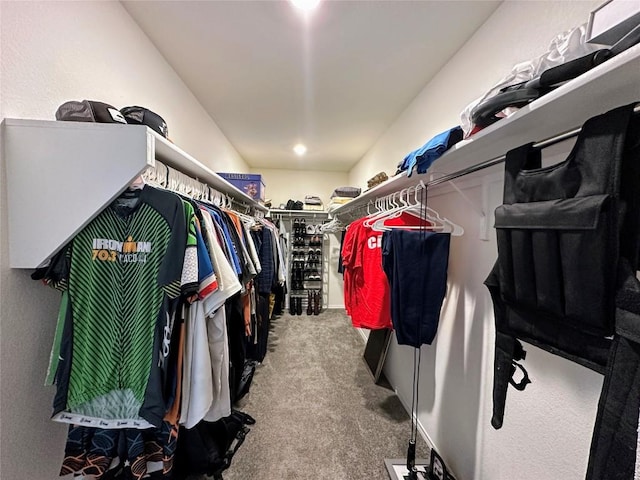 1208 Ravenside Cv, Leander, TX 78641 - walk in closet featuring carpet