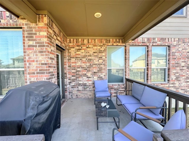 1208 Ravenside Cv, Leander, TX 78641 - view of patio / terrace with grilling area and an outdoor living space