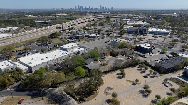 2712 Windswept Cv, Austin, TX 78745 - aerial overview of property's location featuring city skyline
