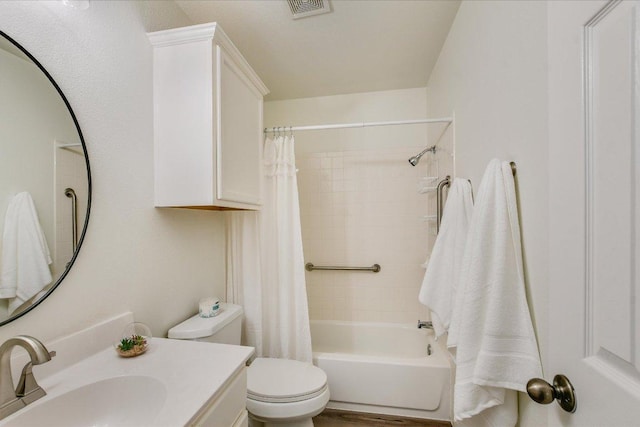 3905 Stonehenge Path, Round Rock, TX 78681 - full bath with shower / bath combo, vanity, and toilet