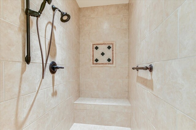 3312 Pearce Rd, Austin, TX 78730 - full bathroom with tiled shower