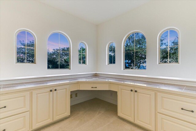 3312 Pearce Rd, Austin, TX 78730 - unfurnished office featuring light carpet and built in study area