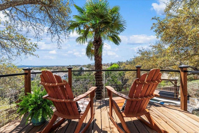 12413 Fairfax Ridge Pl, Austin, TX 78738 - view of wooden terrace