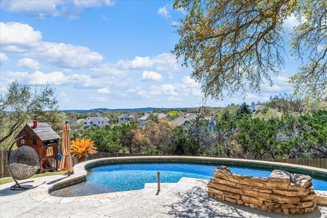 12413 Fairfax Ridge Pl, Austin, TX 78738 - outdoor pool with a patio