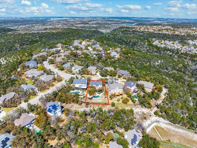 12413 Fairfax Ridge Pl, Austin, TX 78738 - view of property location with property boundaries highlighted and nearby suburban area