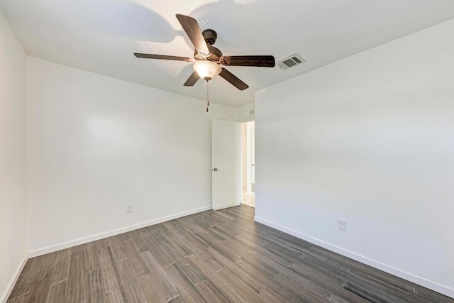 8610 Croydon Loop, Austin, TX 78748 - empty room featuring wood finished floors and ceiling fan