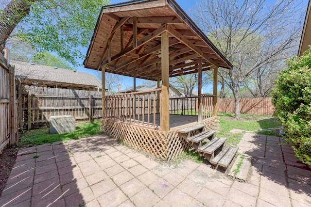 8610 Croydon Loop, Austin, TX 78748 - view of patio / terrace with a fenced backyard and a deck