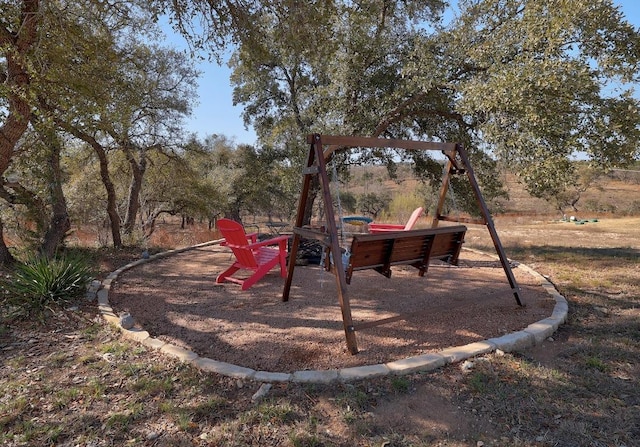 view of play area