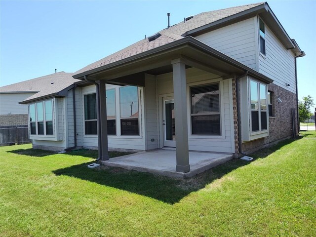 4336 Trey Edsel Dr, Pflugerville, TX 78660 - rear view of house with a patio area