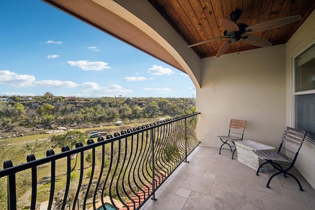 23617 Indian Divide Cv, Spicewood, TX 78669 - balcony featuring ceiling fan
