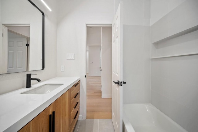 11107 Amblewood Way, Austin, TX 78753 - bathroom with vanity and shower / bath combination