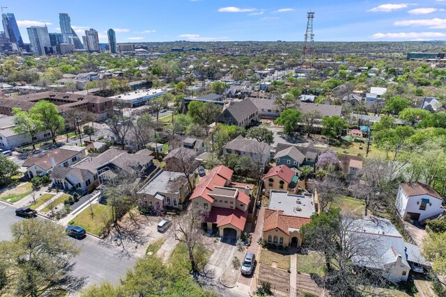 bird's eye view featuring a residential view