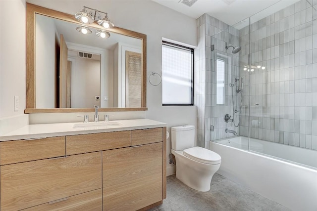 2525 S Lamar Blvd Unit 204, Austin, TX 78704 - bathroom featuring vanity, bathing tub / shower combination, and tile patterned floors
