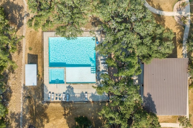 130 Volterra Ln, Dripping Springs, TX 78620 - view from above of property