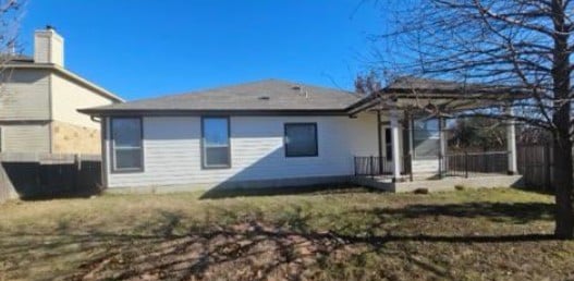 19500 Moorlynch Ave, Pflugerville, TX 78660 - rear view of property